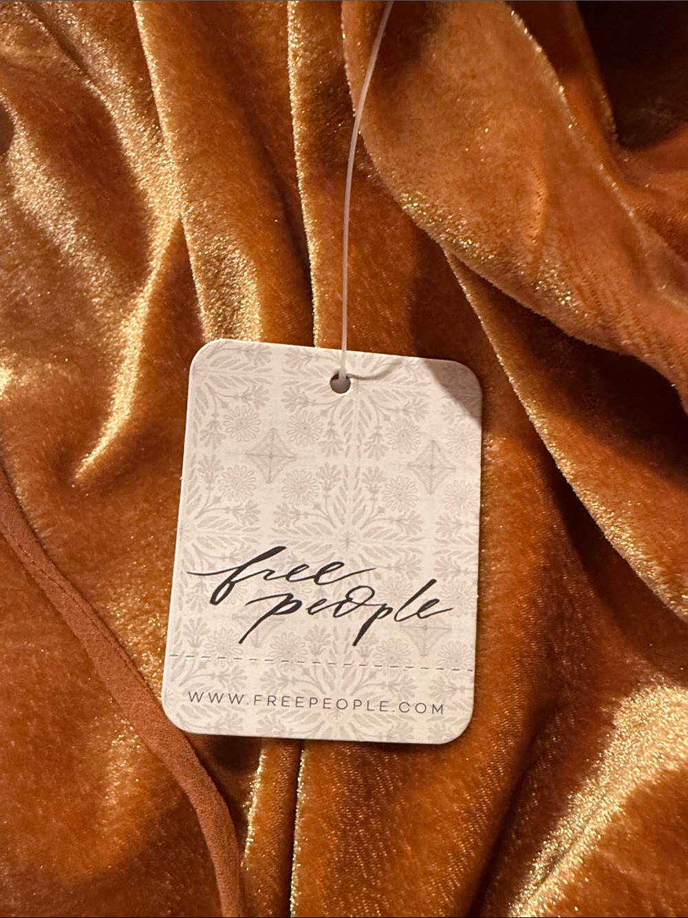 Free People Velvet Ruched Puff Sleeve Top - Picture 5 of 6